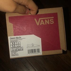 Pink checkered vans